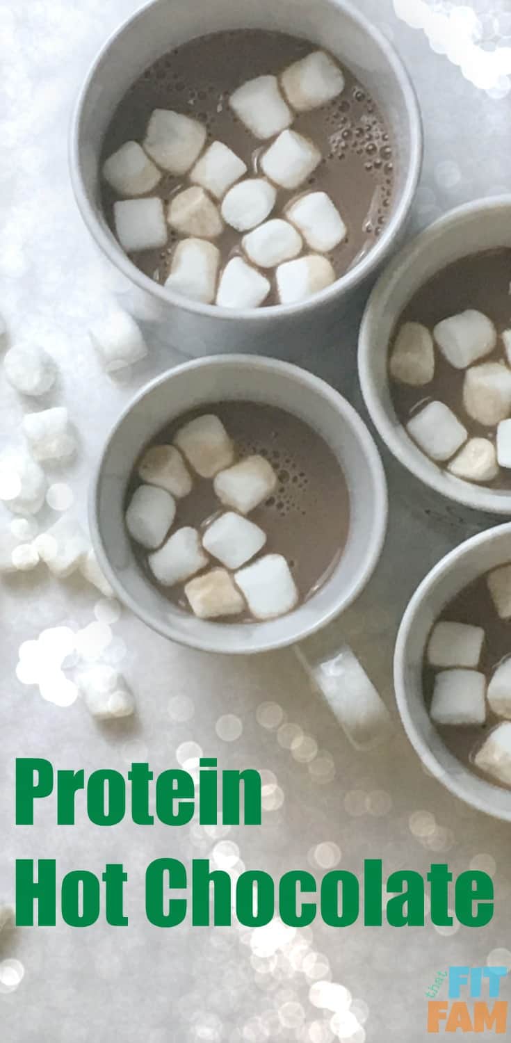 protein hot chocolate is such an easy and delicious way to get your protein in. perfect for iifym, macro counting and is a diet friendly drink!