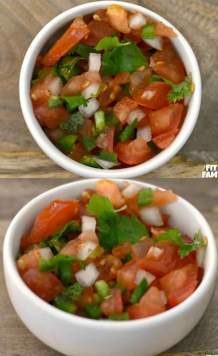 homemade pico de gallo is super easy to make, healthy, and packed with superfoods which make this dish very diet friendly. use it on any mexican dish!
