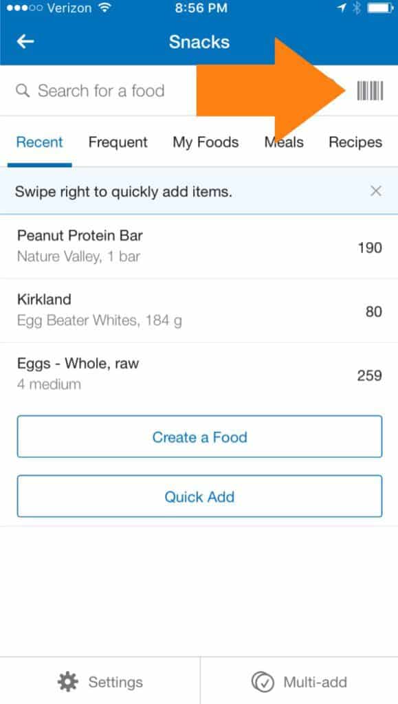 my fitness pal barcode scanner my fitness pal barcode scanner