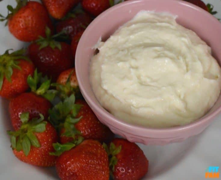 Healthy Protein Fruit Dip