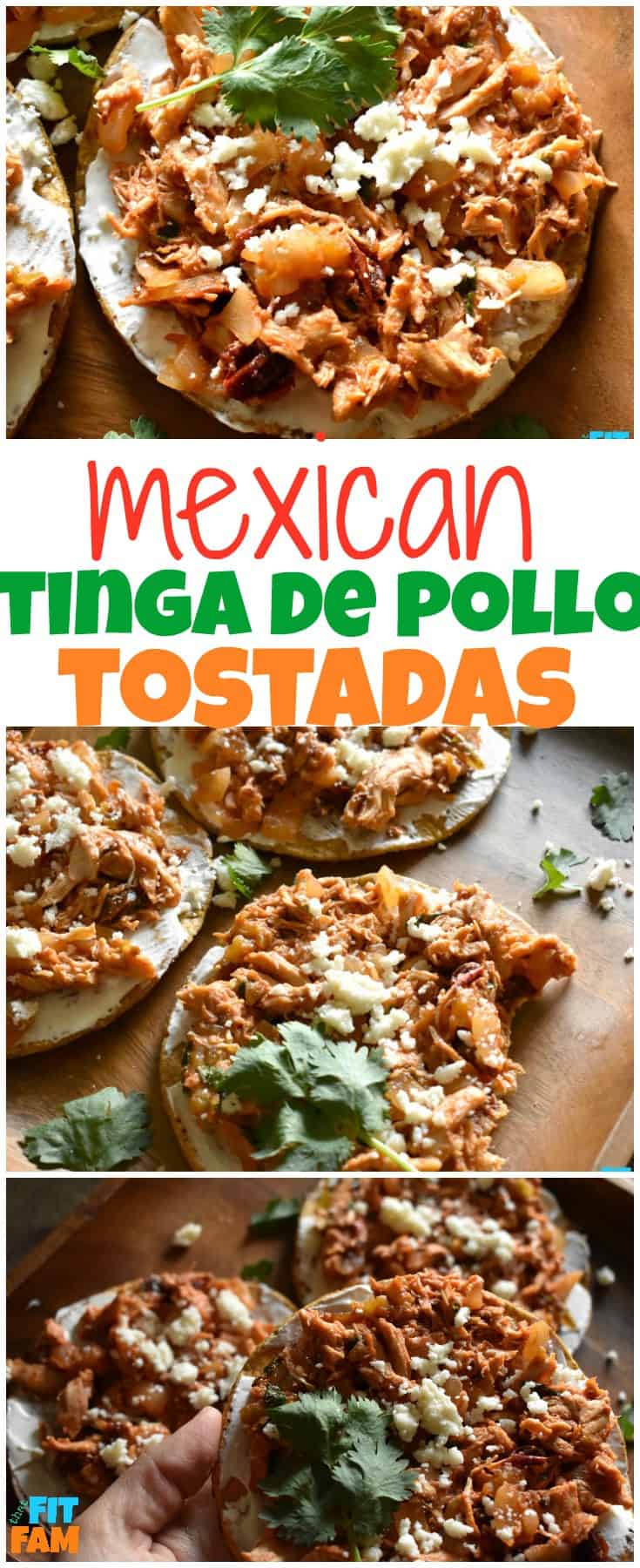 Tinga de Pollo tostadas are a such an easy, authentic Mexican meal that is so easy to make and surprisingly healthy!