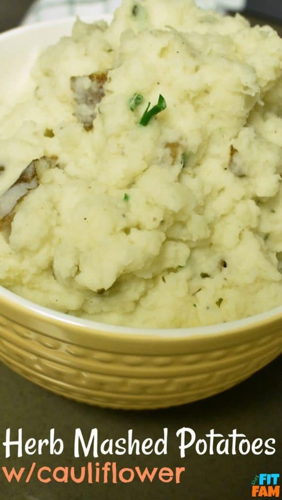 Herb Mashed Potatoes w/ Cauliflower That Fit Fam