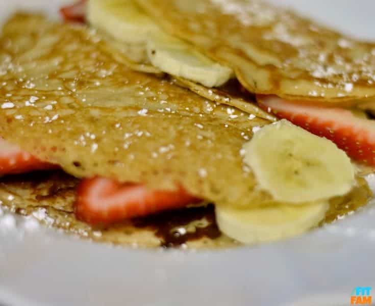 Super easy protein crepes! these taste like the real thing! Not dry, such a great treat for breakfast!
