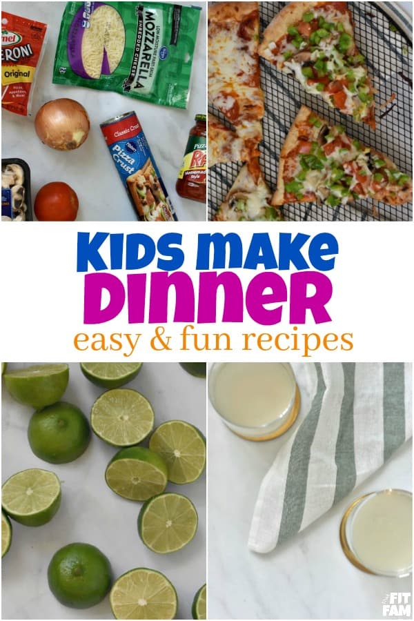 one of our fave summer activities is to have the kids make dinner. they always have a blast!