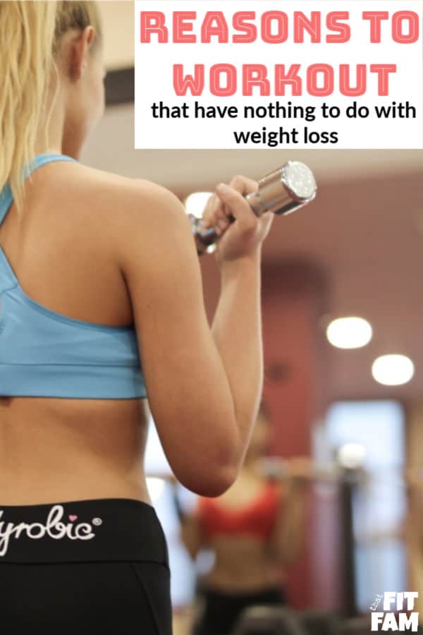 the best reasons to workout that have nothing to do with weight loss. focusing on these reasons will help you finally be consistent in the gym!