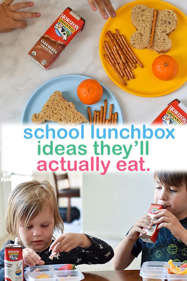 school lunchbox ideas and directions on how to build the perfect lunch for kids!