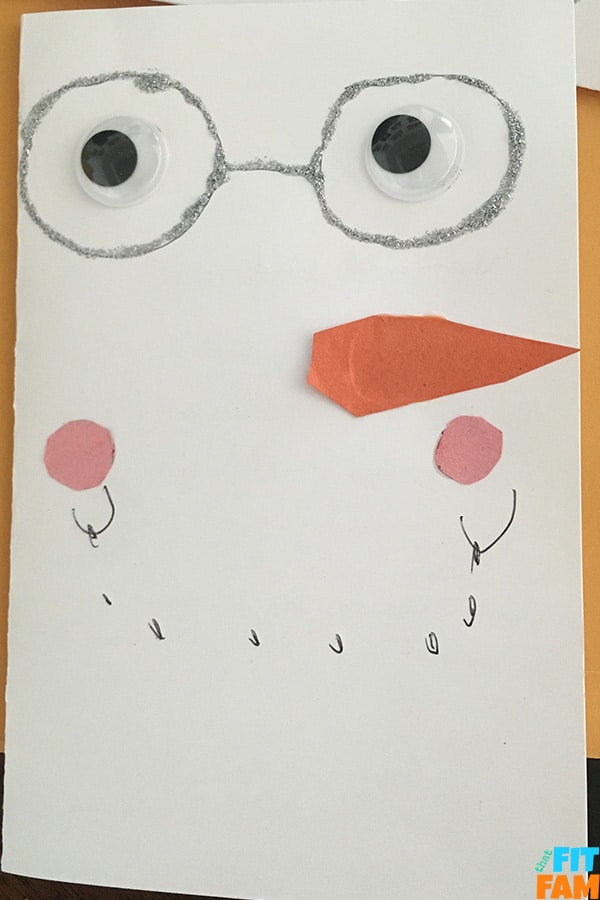 grandpa snowman card