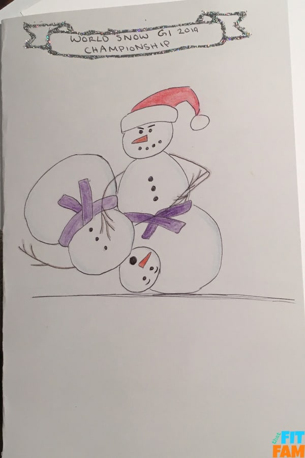 jiu jitsu snowmen rolling