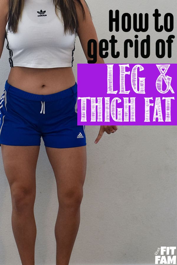 Lex from That Fit Fam demonstrating how to lose fat from thighs and legs