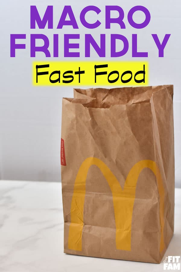 McDonalds bag with text