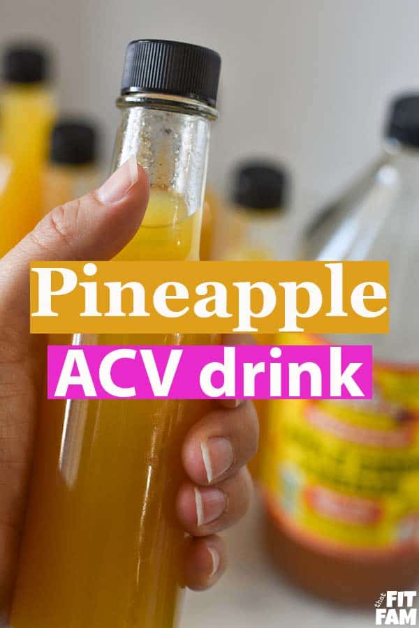 pineapple and apple cider vinegar drink