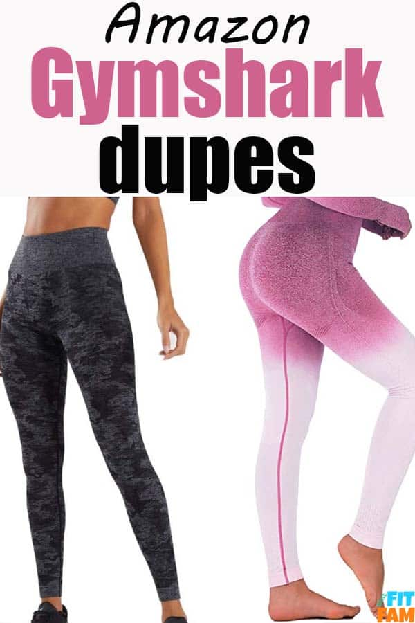 gymshark camo and ombre legging dupes from amazon