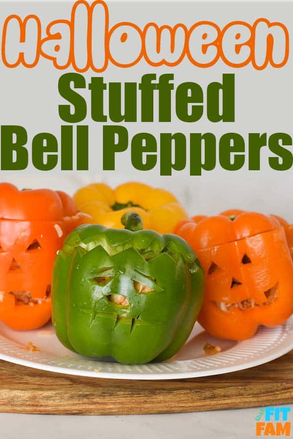 halloween stuffed bell peppers