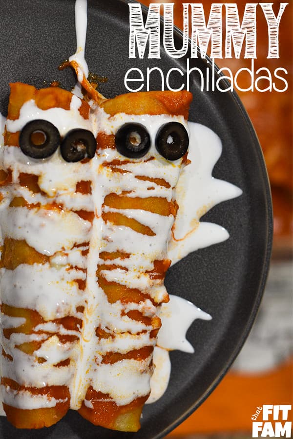 mummy chicken enchiladas