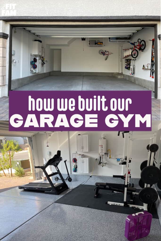 garage gym before and after