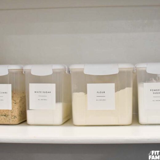 Flour & Grain Pantry Storage That Fit Fam