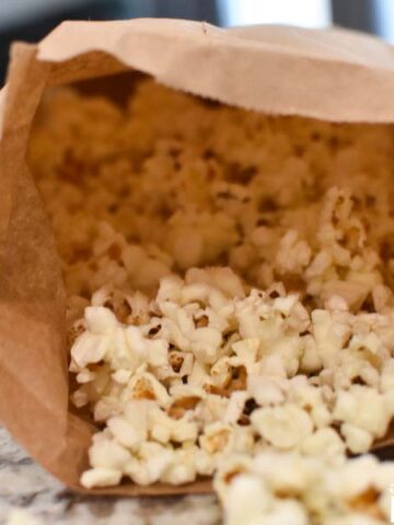homemade microwave popcorn