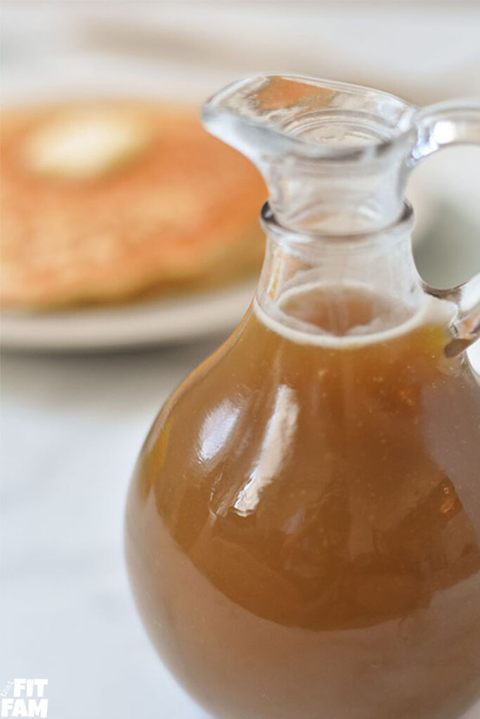 3 ingredient caramel pancake syrup