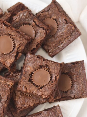 reeses stuffed brownies